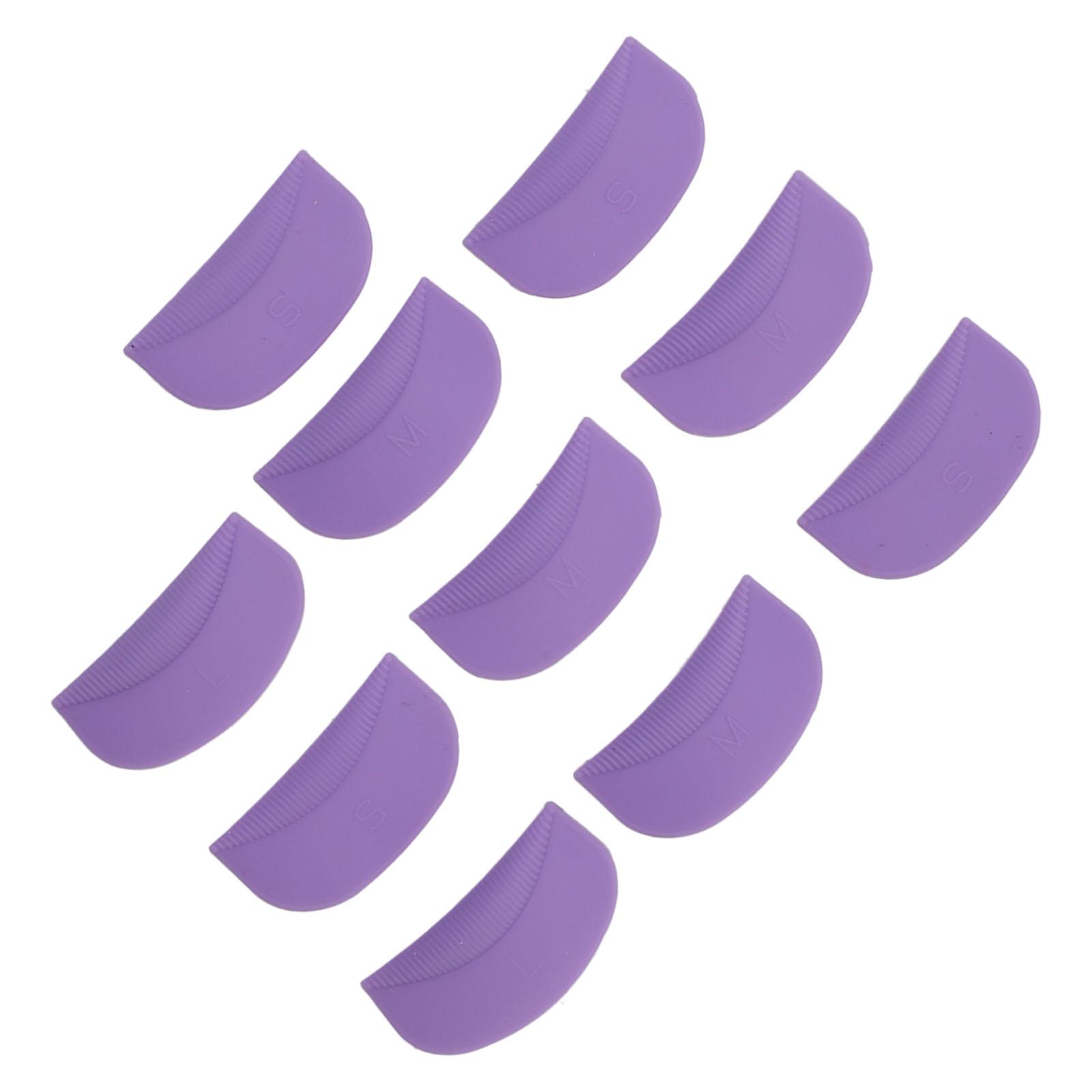 

15 Pair Silicone Eyelash Pads Reusable 3 Sizes Lash Perm Lash Lift Rods Eyelash Perming Curler Lash