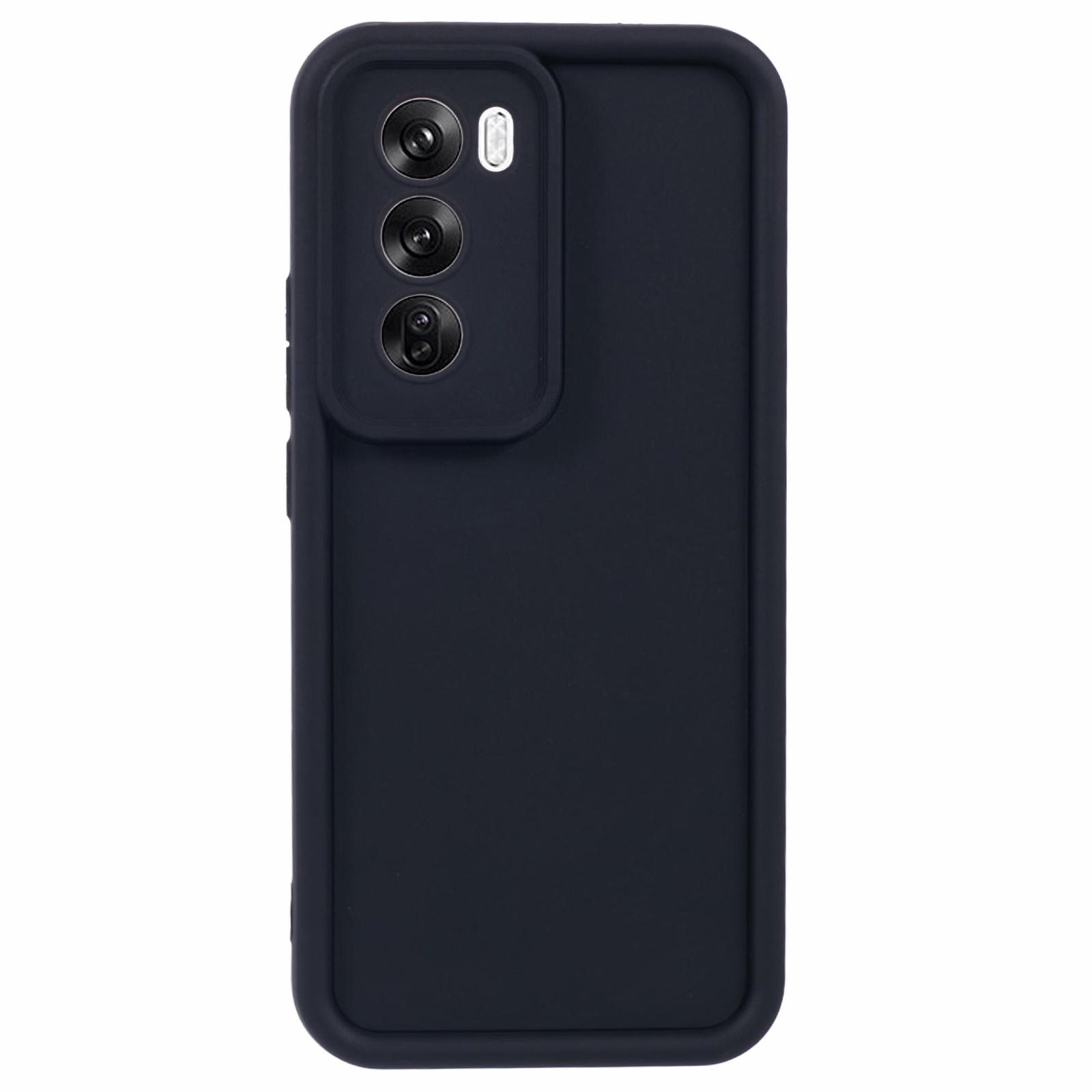 

For Oppo Reno12 5G (Global) Case TPU Soft Phone Cover Thickened Shockproof Black