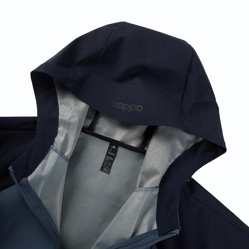 Adidas Comfortable Zippered Raglan Hooded Jacket Men Jackets KG8962