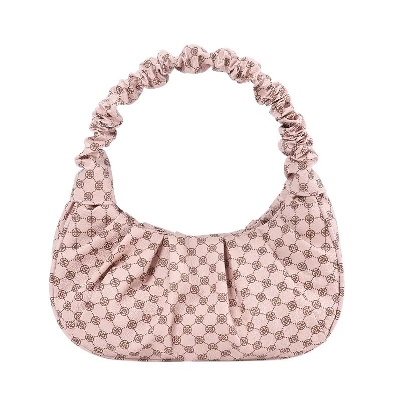 Women's Soft Zipper Bags Sewing Line High-Quality Interior Shoulder Bags Fashion