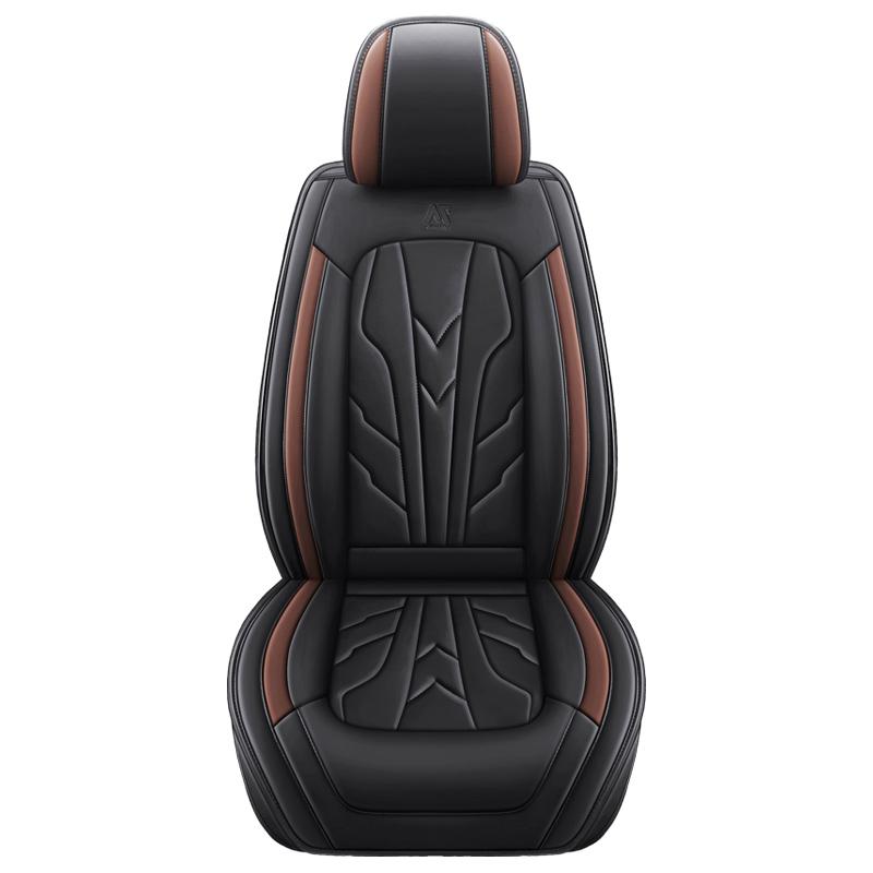 Single Full Coverage Car Seat Cover Premium Faux Leather Material, Fits Most Sedans/SUVs, Enhances Interior, 5 Colors Available