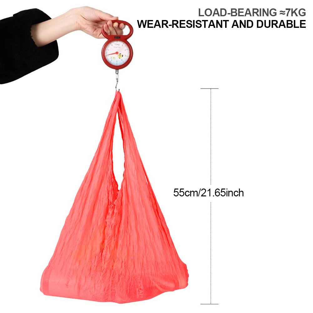 Creative Magic Expansion Fold Pleated Flexible Stretch Bags Shopping Bag Large Capacity Multi Purpose Bubble Elastic Bubble Bag