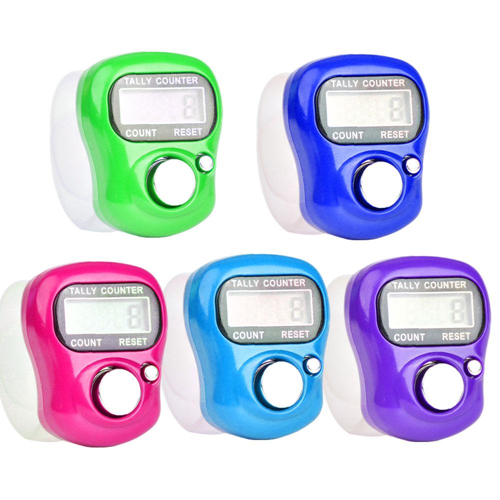 Plastic Point Marker Row Finger Counter LCD Electronic Digital Tally Counter For Sewing Knitting Weave Tool Mini Stitch Counter