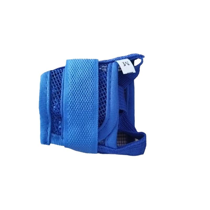 

Dog Mouth Cover Prevent Dog Barking Anti-Bark Biting Handy Gadget Adjustable Size Dog Training Pet Supplies Water. Drinking m [suitable for mouth circumference 14-20cm]] Blue