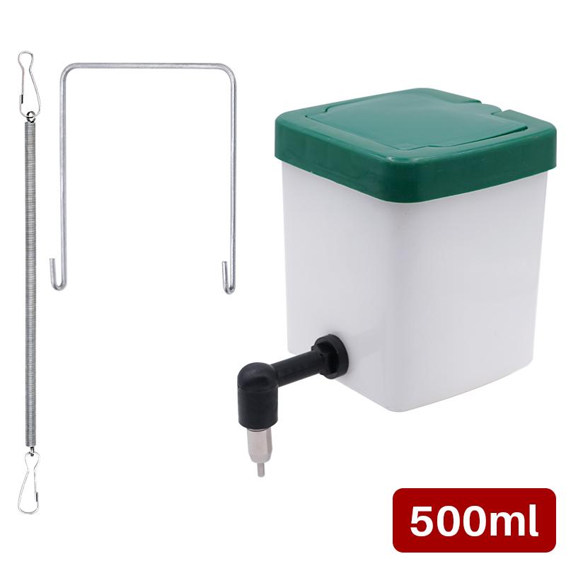 0.5L/1L Automatic Rabbit Drinker Water Dispenser Can Be Hung On A Cage Feeder Pet Hamster Drinking Water Pot Fountain Waterbowl