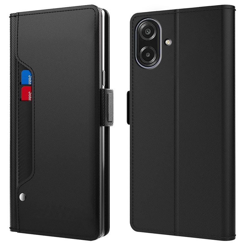 

For Samsung Galaxy A07 4G Case Stand PU Leather Phone Cover Card Holder Mirror