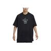 Nike Logo Print Loose-Fit Breathable Sports Short-Sleeve T-Shirt Men Tops Black FQ0358-010