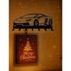 Wall Key Holder Mail Organizer 5 Hooks Modern Minimalist Space Saving Wall Mounted Home Office Entryway Storage Gift