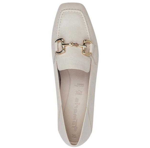 Женские слипоны Tamaris 1-1-24217-20-413 gold, белые