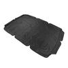 Swing Canopy 600D Silver Coated Oxford Cloth Waterproof Swing Top Cover for Outdoor Black