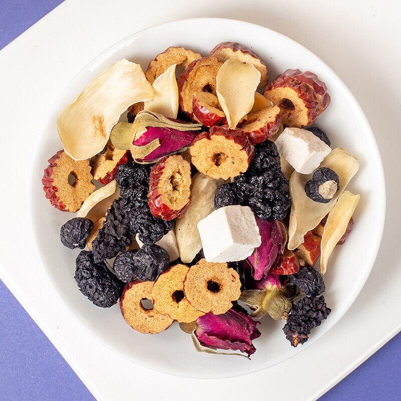 Mulberry Rose Black Wolfberry Mulberry Red Date Combination Tea