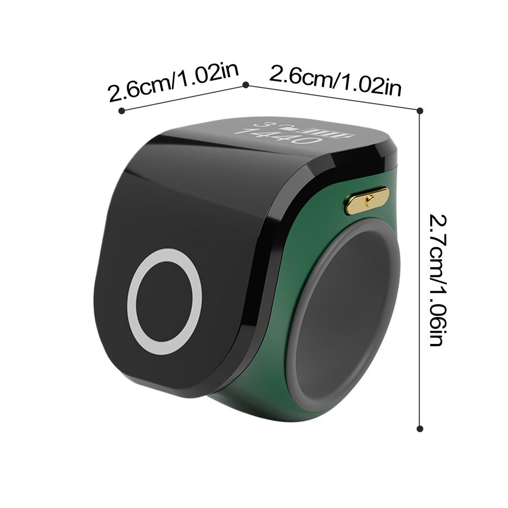 Digital Counter Portable Points Rechargeable Ring Ring Idea Tally Counter Smart Touch Waterproof Finger Counter for Muslims