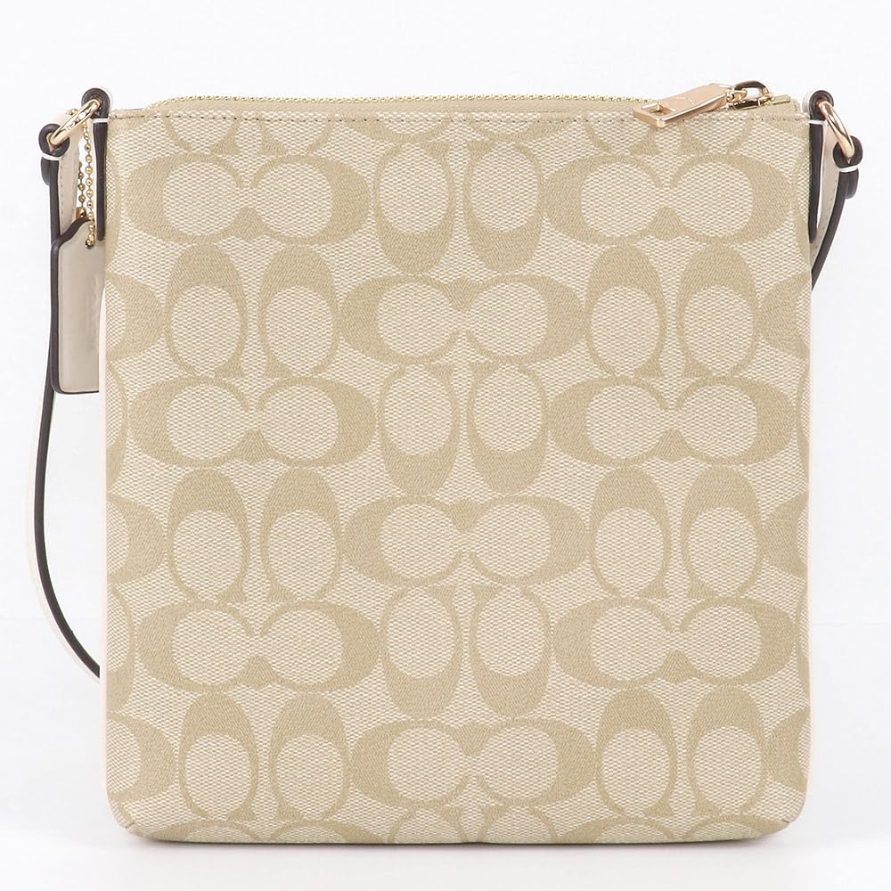 Coach Tasche FCS182 CS182 Helles Khaki x Kreide Luxus beschichtetes Canvas recyceltes Leder Mini Rowan Aktentasche Damen [Coach] (Schultertasche) [Outlet-Produkt]