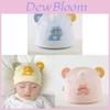 Baby Infant Cotton Sun Protection Hat With Soft Round Top For Newborns