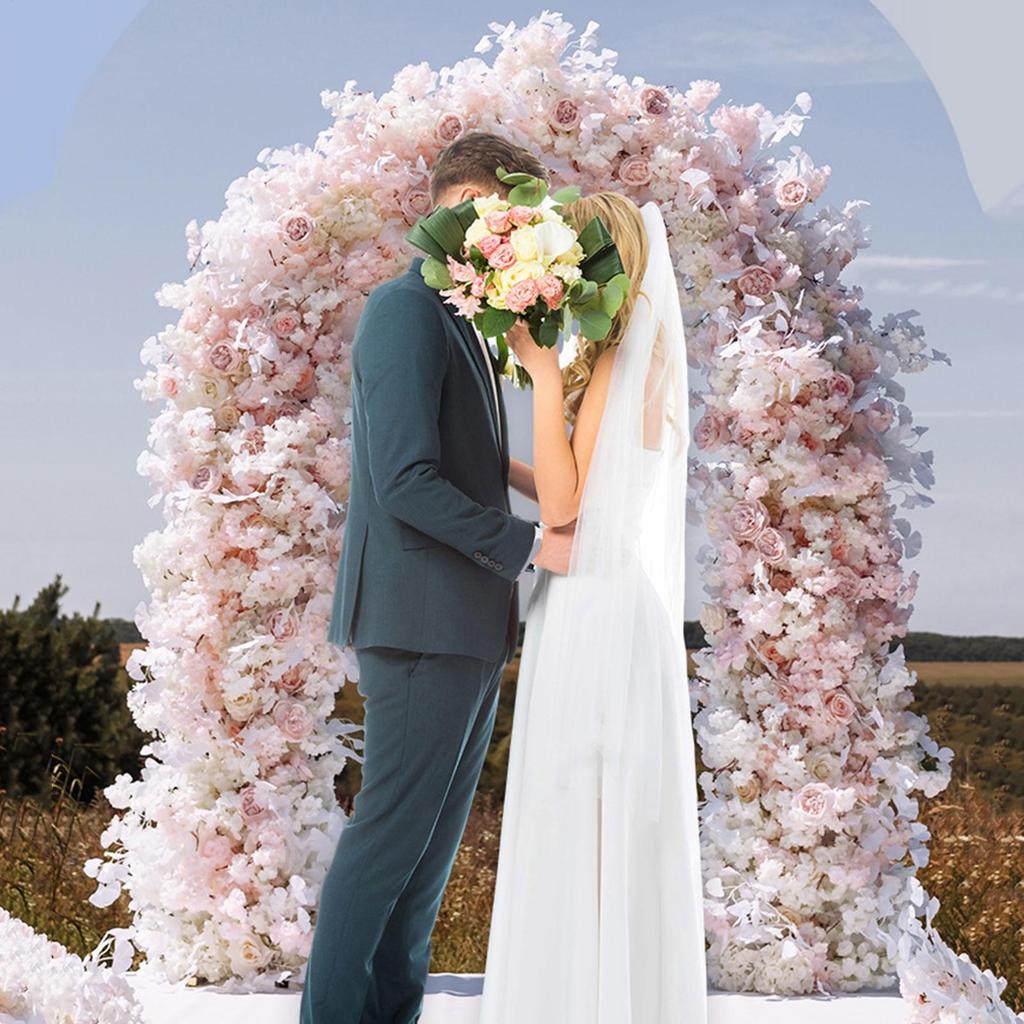 Metalen Boog Achtergrond Stand Goud Bruiloft Feest Boog Achtergrond Deur Frame Voor Verjaardagsfeesten Ballon Bloem Decoraties