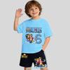 Summer Tshirt for ChildrenCotton ShortSleeved Shorts for Boys  Sports Shirt Set of 2  Digital 12345 Cartoon Print