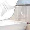 Acrylic Shower Guards for Bathtubs and Sinks with Removable Feature