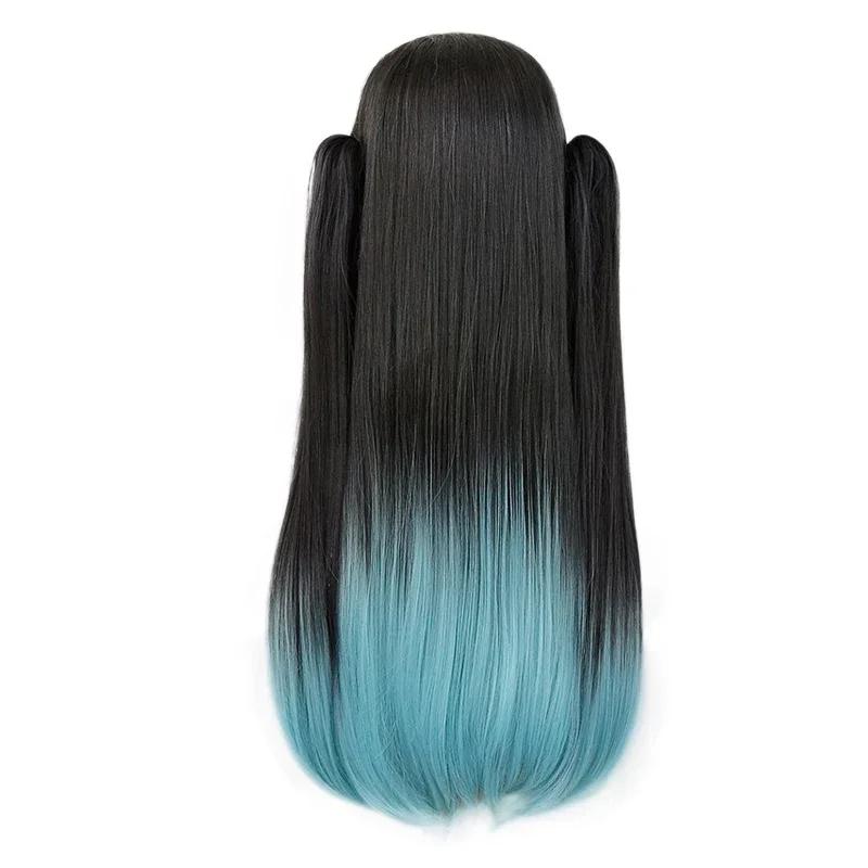 Anime Tokitou Muichirou Cosplay Perücke Muichiro Tokito Perücke Hitzebeständige Kunsthaarperücken