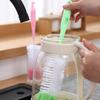 1Pc Multifunctional Cleaning Brush Extended Cup Brush Curved Bottle Mouth Milk Bottle Wine Bottle Fine Mouth Brush