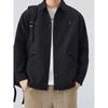 2025 Autumn Men's Japanese Retro Workwear Jacket: Casual Trendy Lapel Outerwear with High-End Feel