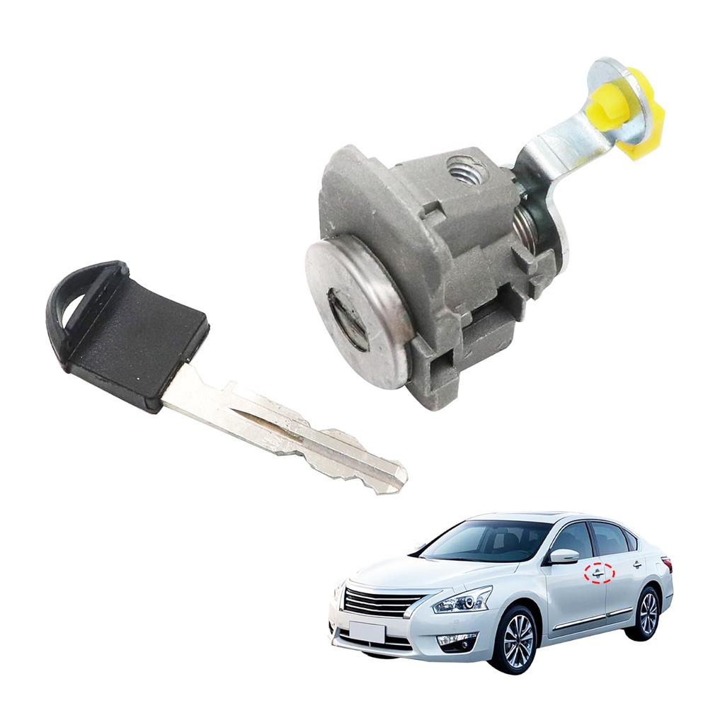 Drivers Side Door Lock Cylinder w/Key For Nissan Maxima Altima Murano Pathfinder