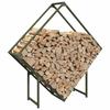Firewood Rack Olive Green 100 X 25 X 100 Cm Cold Rolled Steel