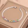 Popular bracelet, titanium steel does not fade, love zircon bracelet, high-end female light luxury niche bracelet, bracelet.