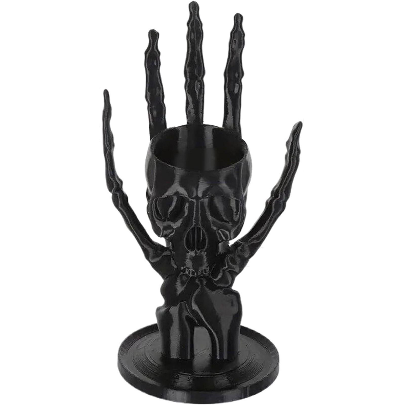 

Готический Скелет Рука Подставка для Украшений Черный Пластиковый Органайзер для Ожерелий и Серег Рука Подставка для Демонстрации Ювелирных Изделий Ретро Домашний Декор