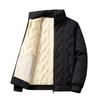 Men's Warm Jacket Lined with Warm Jacket Winter Stand-up Collar Jacket