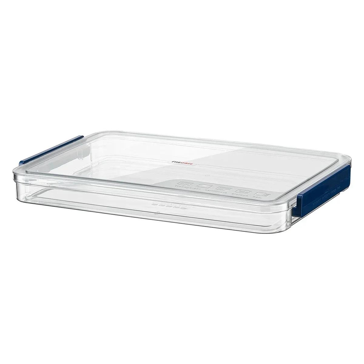 A4 Transparent Storage Box Portable Plastic Large Capacity Document Stationery Jewelry Storage Case School Home Office Supplies