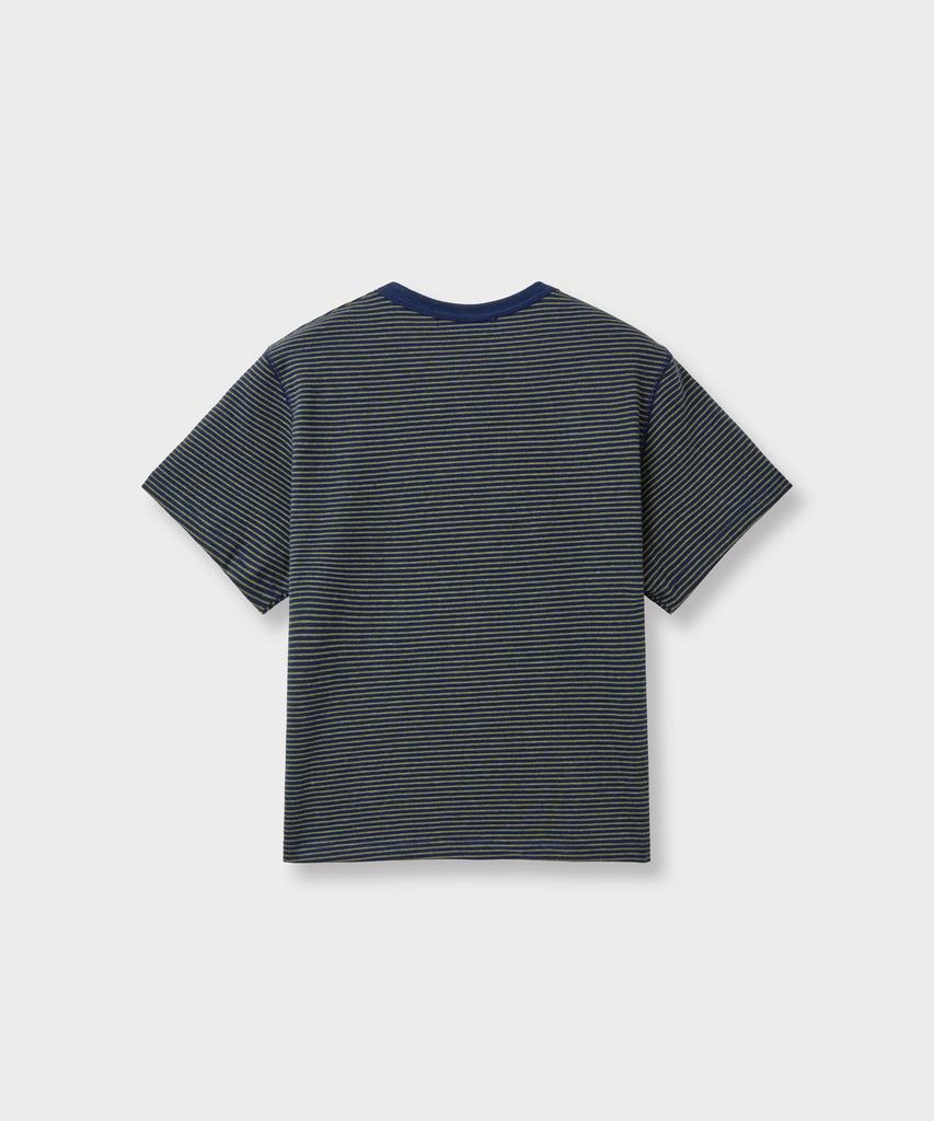 Aleukaig Stripe T-Shirt_Navy