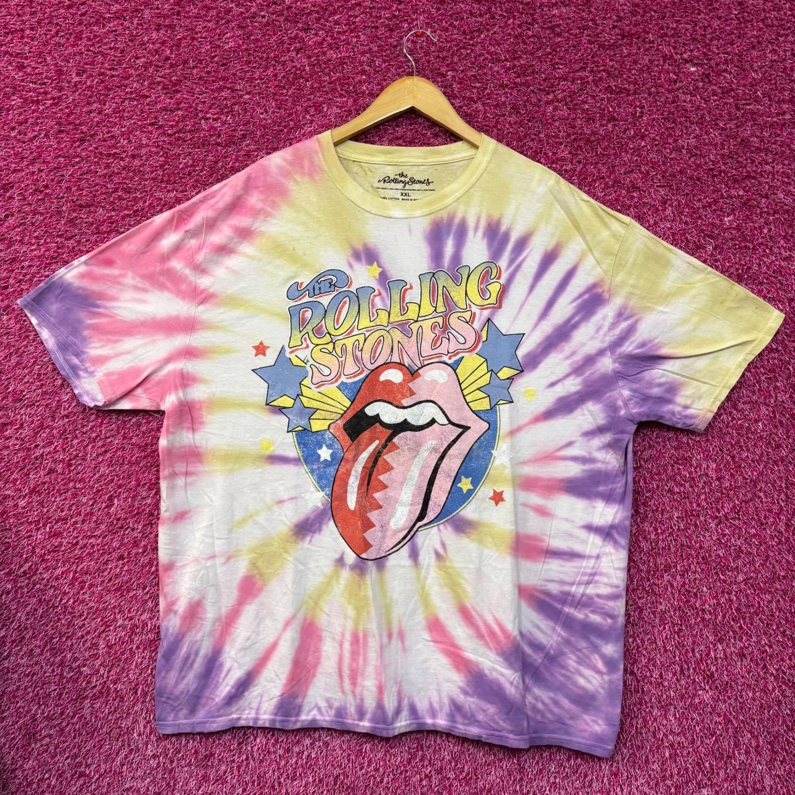 The Rolling Stones Circus Stars Горячие Губы Рок-группа Тай-дай L
