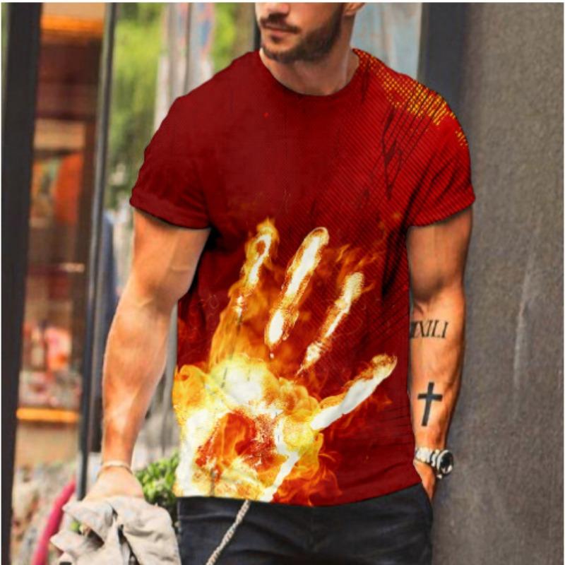 

Футболки с 3D-принтом, летние, мужские, повседневные, модные, уличная одежда, футболки большого размера с коротким рукавом, футболки, топы, одежда 6XL