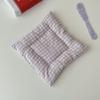 1PC Table Mat Placemat Dining Table Kitchen Heat Resistant Cup Mat Homemade Cotton Cup Mat Fabric Photography Props 15x15cm