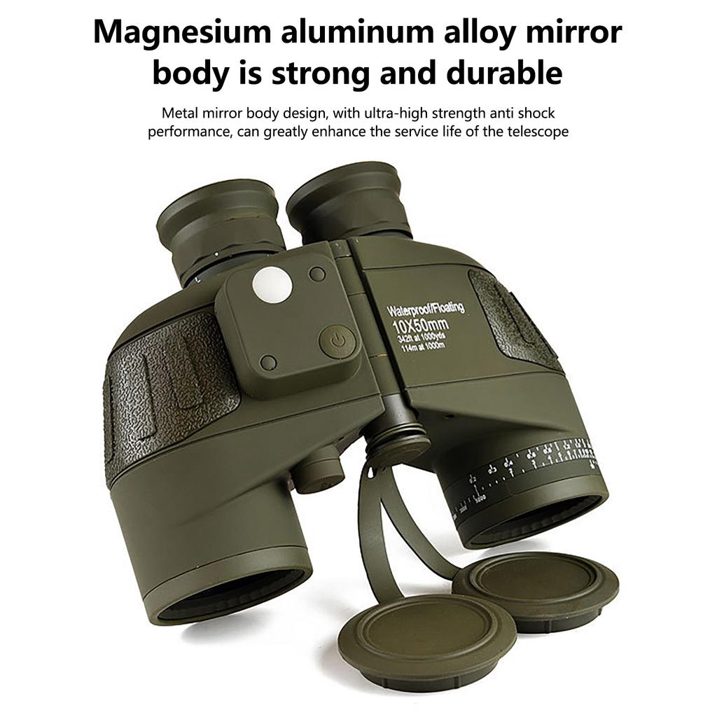 Kompass High-Power HD Vanntett Night Vision Ranging Teleskop for lite lys