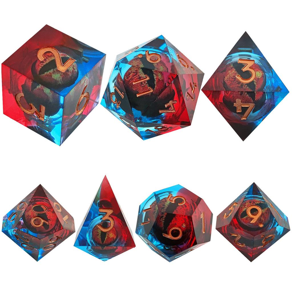 Hračka Dnd Liquid Flow Eye Dice pro hru Dungeon a Dragon Pathfinder