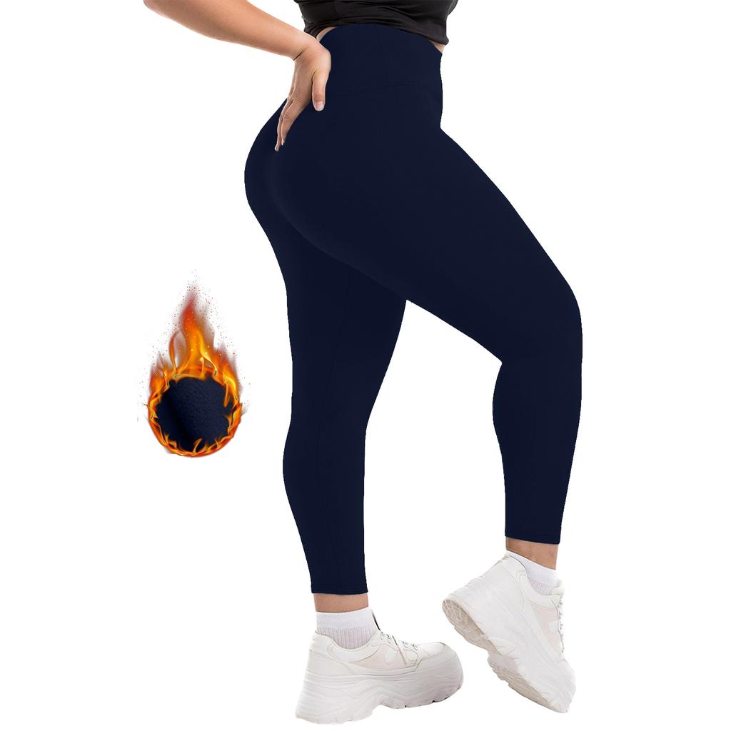 Women's Plus Size Color Butt Lifting Workout Leggings