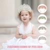 Elegant Party Headbands Crown Hair Hoop for Birthday Wedding Queen Headpiece for Girls Show Stage Costume