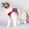 Cat Harness And Leash Escape-Proof Cat Harness with Reflective Strips Adjustable Step-in Harness for Small Medium Cats