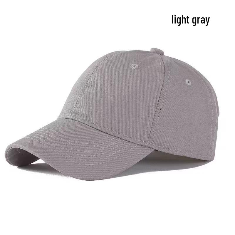 Unisex Pure Cotton Soft Top Baseball Cap - Customizable Team Duckbill Sun Hat