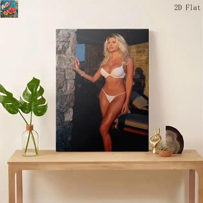 Vintage Pinup Girl Metal Iron Painting for Bar Club Man Space Home Wall Decor