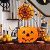 Mini Pumpkin Bucket Mini Pumpkin Handheld Bucket Halloween Pumpkin Candy Buckets  Halloween Party