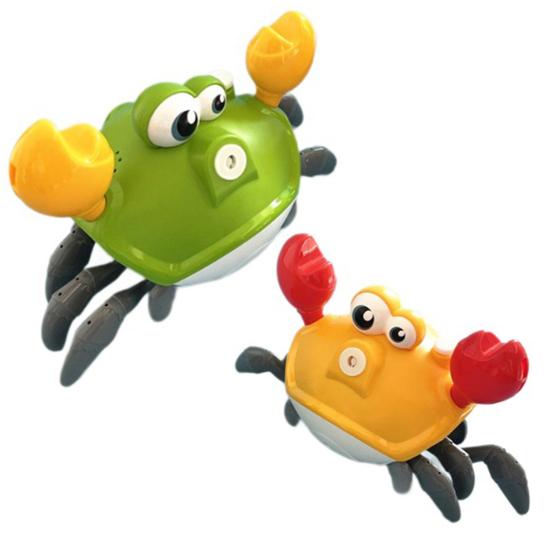 Dancing Crab Bubble Machine Automatic Blower with Music Interactive Bubble Maker for Kids Outdoor Play