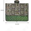 Outdoor Big Tree Camouflage Cape Portable Cold Sleeping Bag Multi-functional Camouflage Sleeping Bag Picnic Quilting Camping Warm