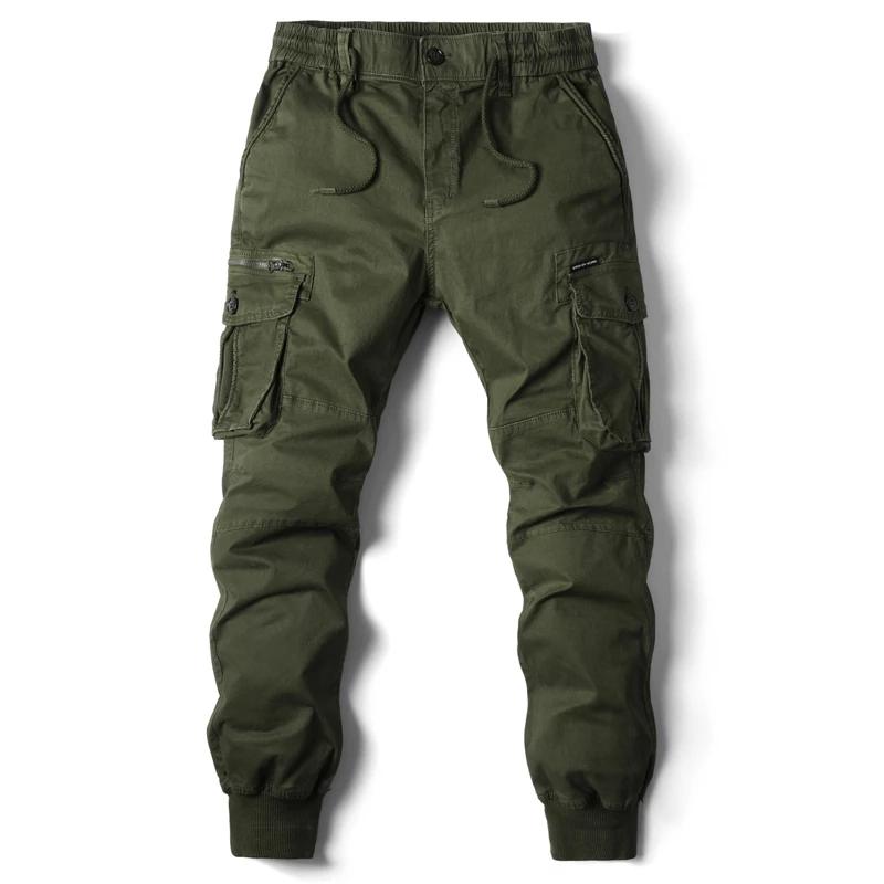 

Cargo Tactical Pants Men Washed Overalls Men Beam Pants Male Streetwear Casual Cargo Pants for Men Trousers,size 29-40 40 темно-зелений колір