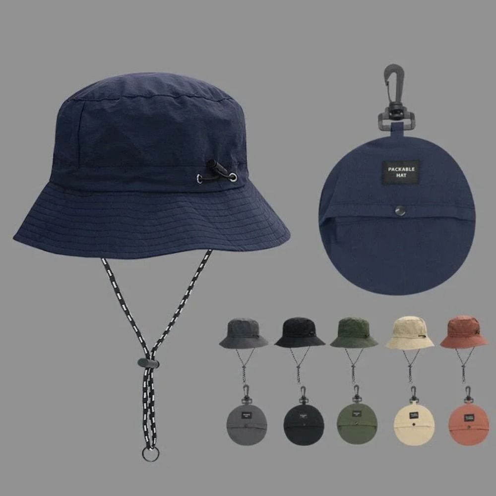 Waterproof Mountaineering Caps Anti-UV Panama Hat Portable Sun Hat  Camping Hiking