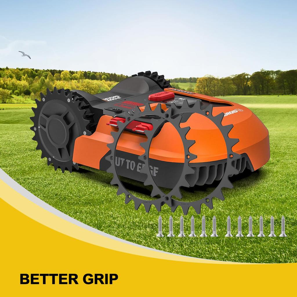 RSWL-02 For Worx Landroid L WR155E/WR153E Lawn Mower 2 Spikes + 14 Self-Tapping Screws