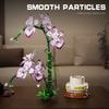 Creative Oncidium Potted Plant Eternal Flower Building Blocks Home Decoration Cymbidium Orchid DIY Bricks Toys For Birthday Gift