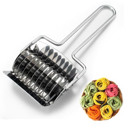 Acier Inoxydable Manuel Coupe-Pâte à Nouilles Spaghettis Machine à Couteau Rouleau à Pâte Ail Gingembre Gadgets de Cuisine