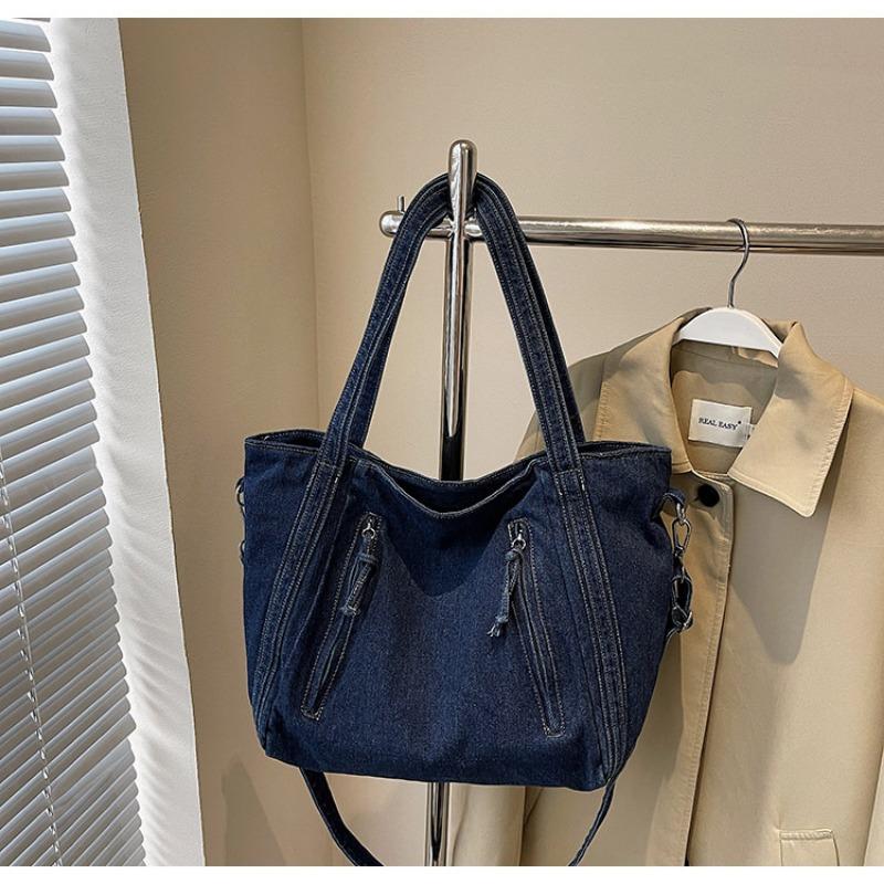 

Fashion new shoulder bag exquisite retro style tote bag simple law fashion versatile women темно-синий